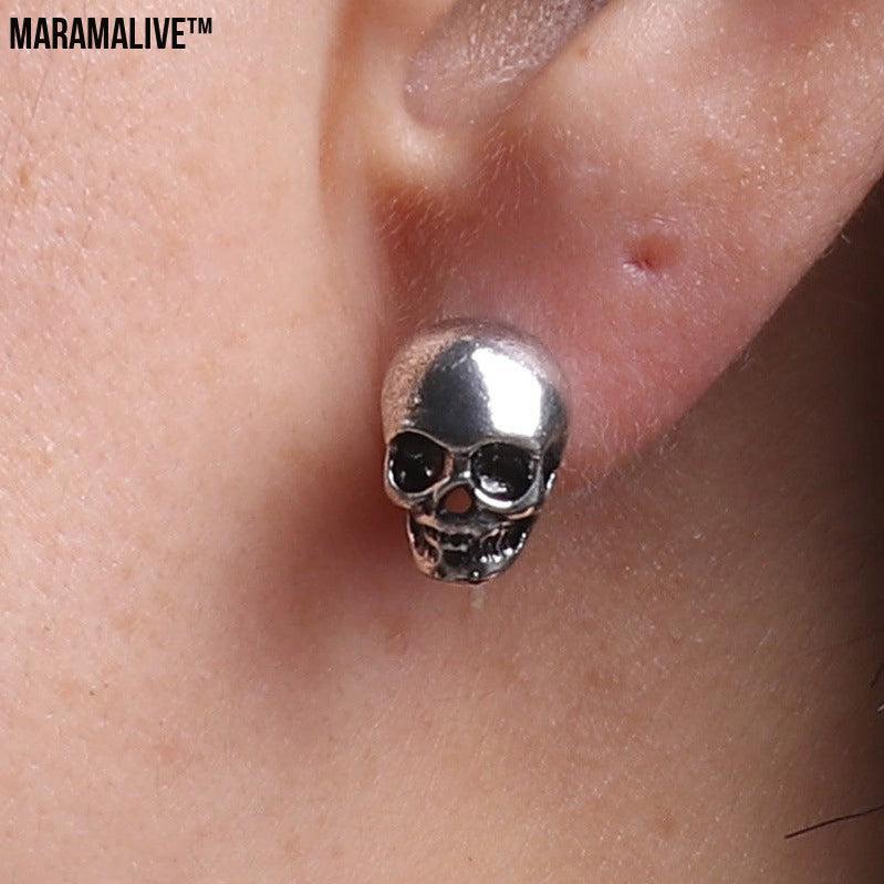 Personality Retro Skull Eardrops Earrings