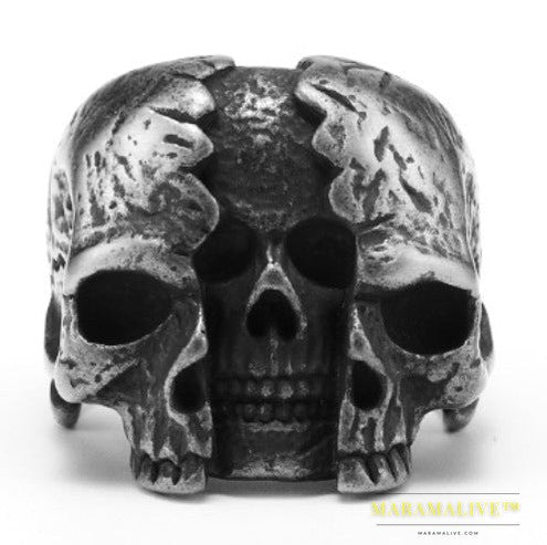 Personality Skull Men And Women Punk Ring Men