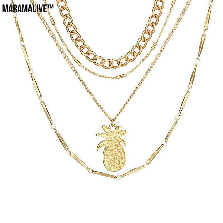 Pineapple Pendant Necklace