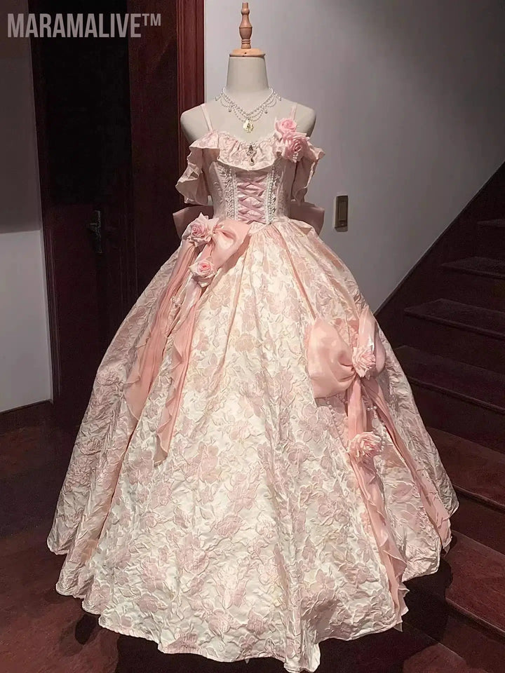 Pink Adult Formal Dress Wedding