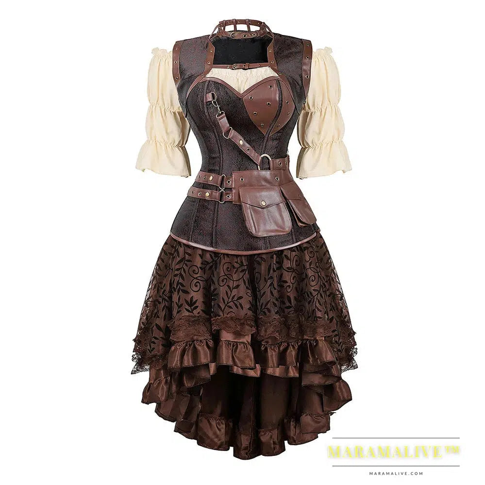 Plus Size Steampunk Pirate Outfits for Curvy Women