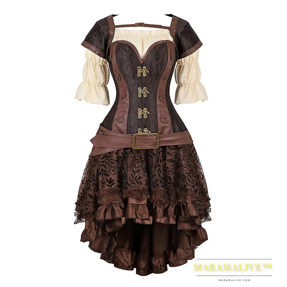 Plus Size Steampunk Pirate Outfits for Curvy Women