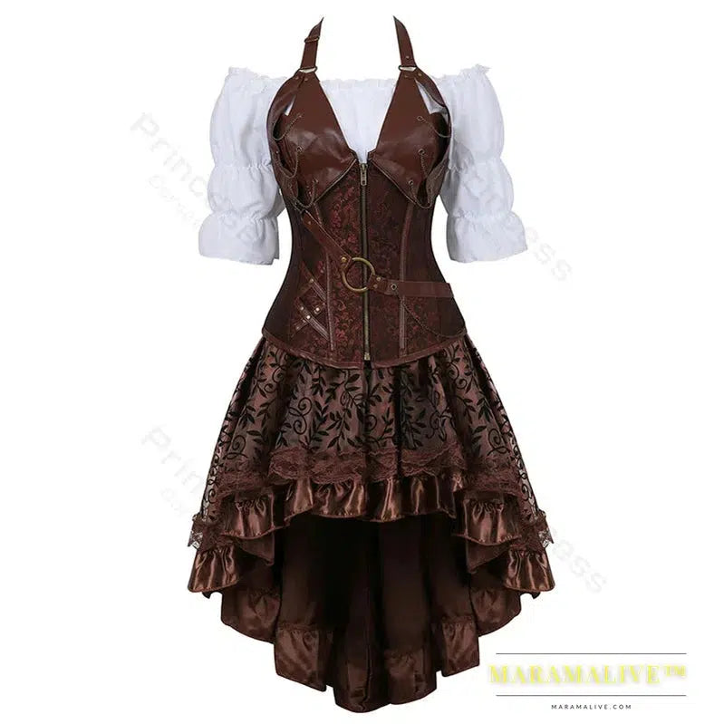 Plus Size Steampunk Pirate Outfits for Curvy Women