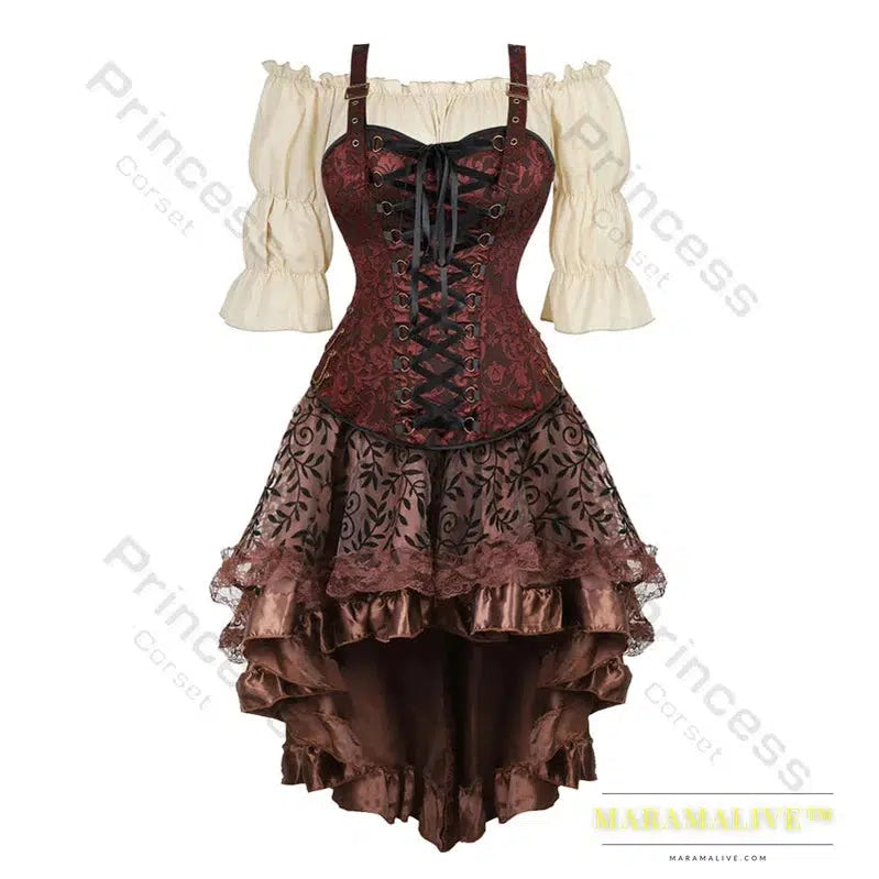 Plus Size Steampunk Pirate Outfits for Curvy Women