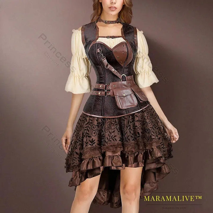 Plus Size Steampunk Pirate Outfits for Curvy Women