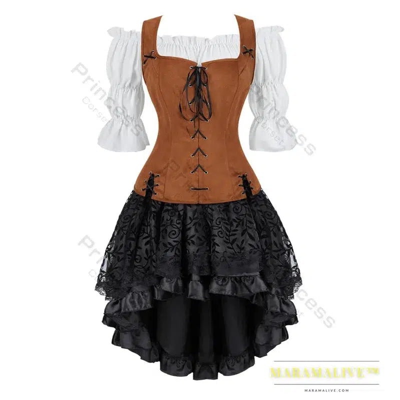 Plus Size Steampunk Pirate Outfits for Curvy Women