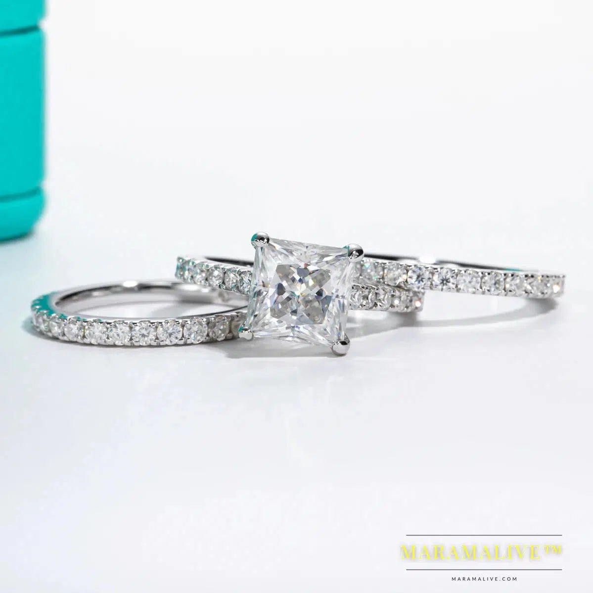 Princess Cut Moissanite: Luxe Engagement Ring, Fair Price