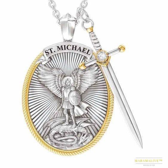 Protection Shield Western Mythology Faith Necklace