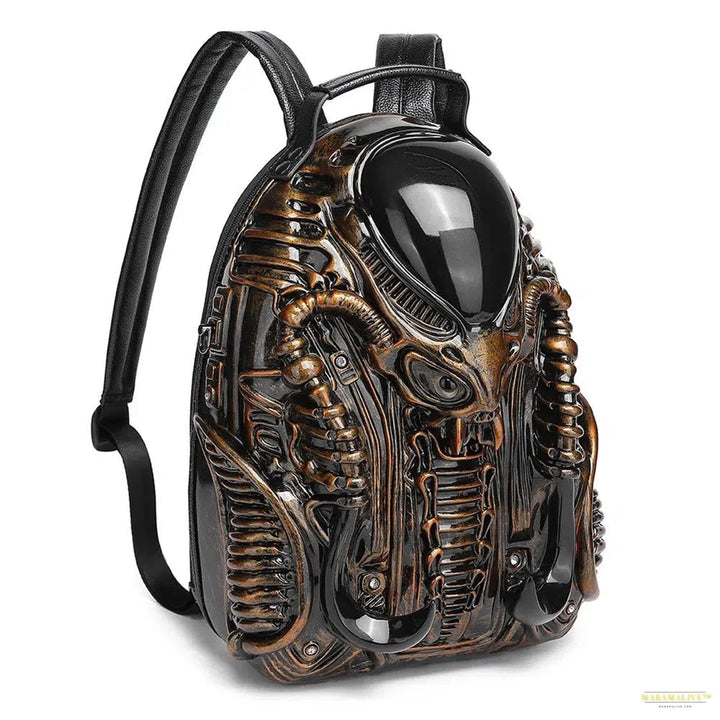 Punk Backpack for Women Purses and Handbags Luxury Designer Backpacks Steampunk Motor Cobra Schoolbag for Man Retro Bookbag