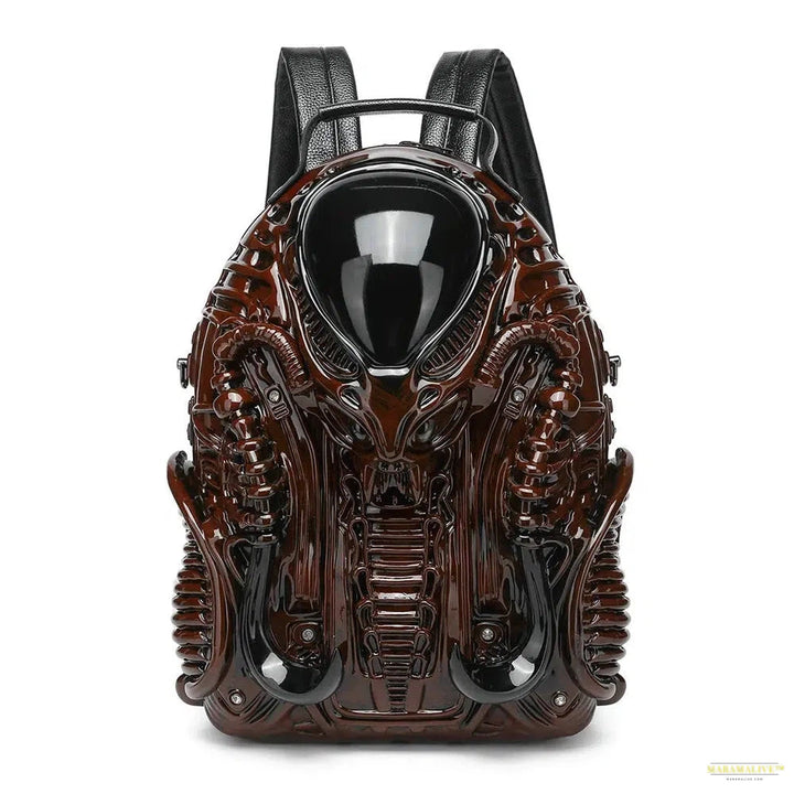 Punk Backpack for Women Purses and Handbags Luxury Designer Backpacks Steampunk Motor Cobra Schoolbag for Man Retro Bookbag