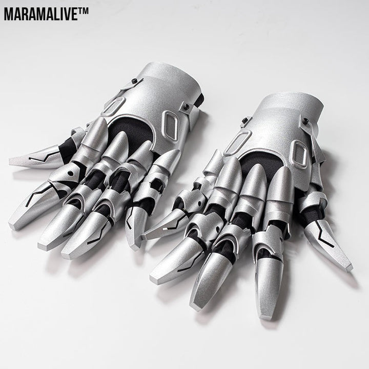 Punk Mechanical Knight Hand Armour Men's And Women's Gloves