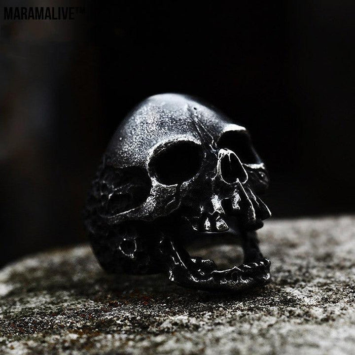 Punk Skull Ring Hand Jewelry