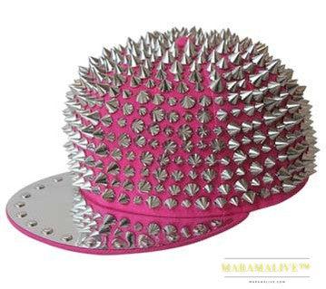 Punk Studded Handmade Rivet Street Cap