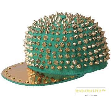 Punk Studded Handmade Rivet Street Cap