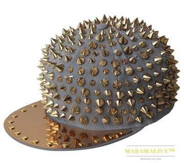 Punk Studded Handmade Rivet Street Cap