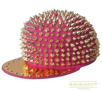 Punk Studded Handmade Rivet Street Cap