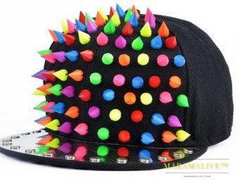 Punk Studded Handmade Rivet Street Cap