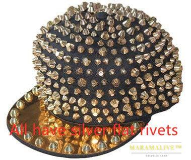 Punk Studded Handmade Rivet Street Cap