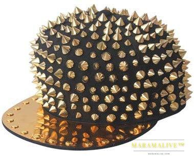 Punk Studded Handmade Rivet Street Cap