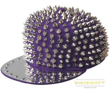 Punk Studded Handmade Rivet Street Cap