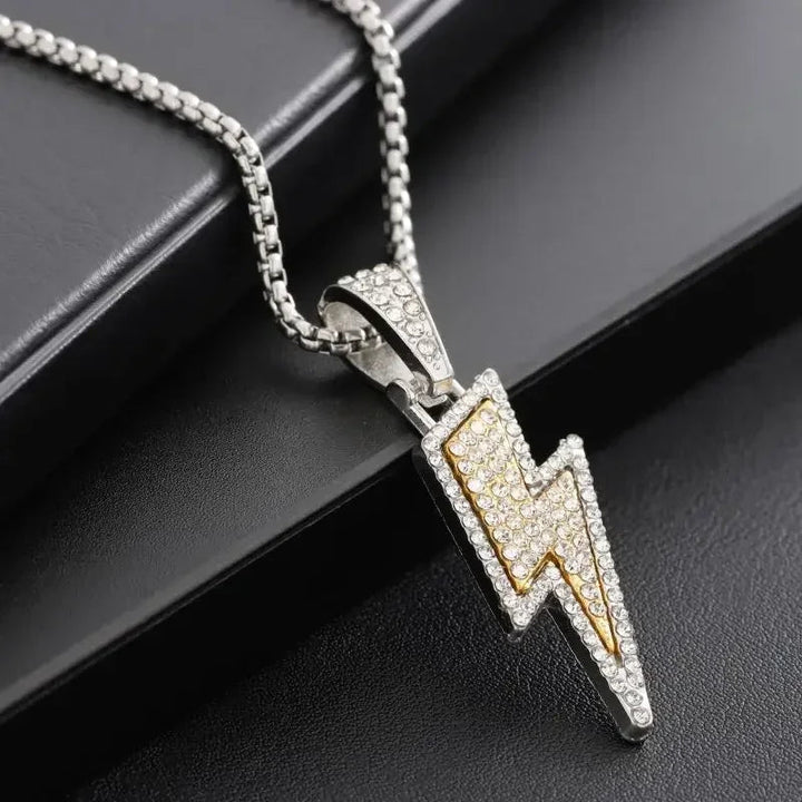 Punk Trend Retro Gothic Flame Cross Pendant Necklace – Uniquely Crafted Dark Jewelry for an Unflinching Statement