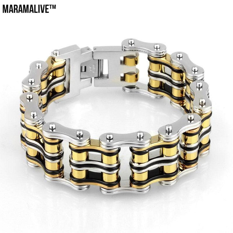 Punk Up Your Style With This Stainless Steel Bracelet!