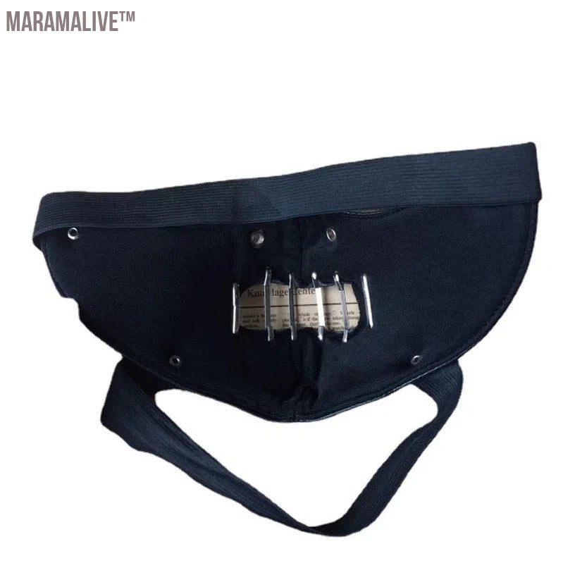 Punk leather mask Hannibal nightclub performance rivet mask personality motorcycle rock non-mainstream mask man