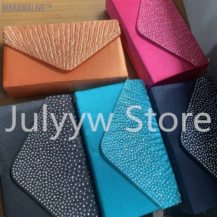 Purple Women Wedding Clutch Handbag Luxury PU Leather Bags Designed Clutch Purse 2024 Envelope Summer Clutches Evening Prom Bags