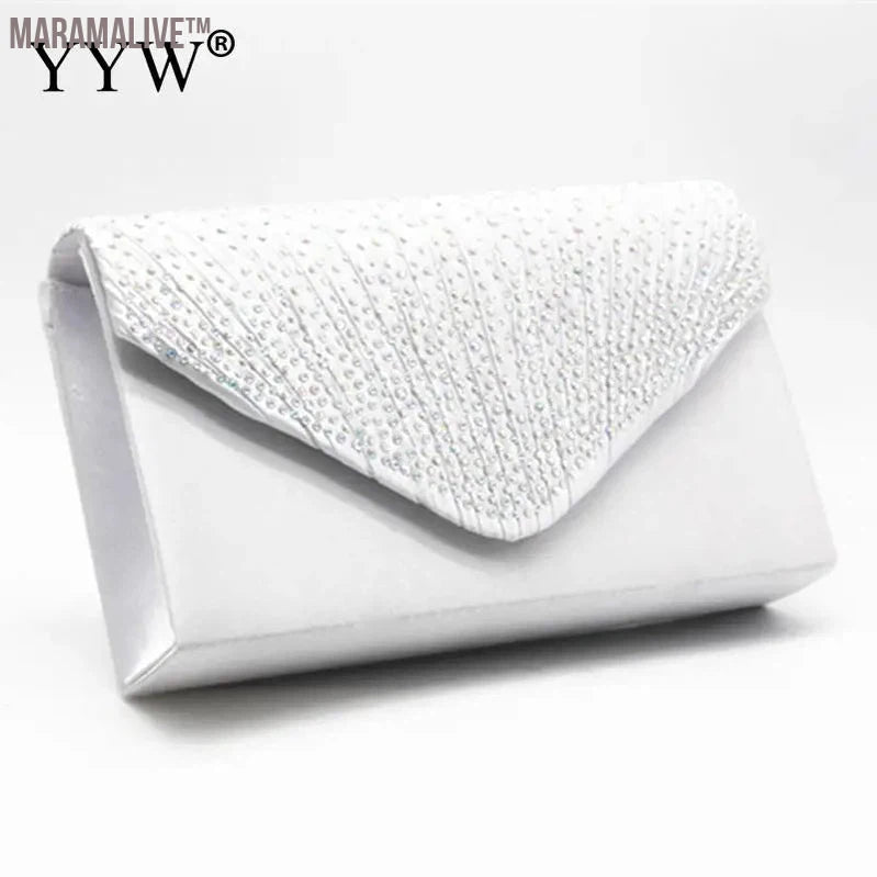 Purple Women Wedding Clutch Handbag Luxury PU Leather Bags Designed Clutch Purse 2024 Envelope Summer Clutches Evening Prom Bags