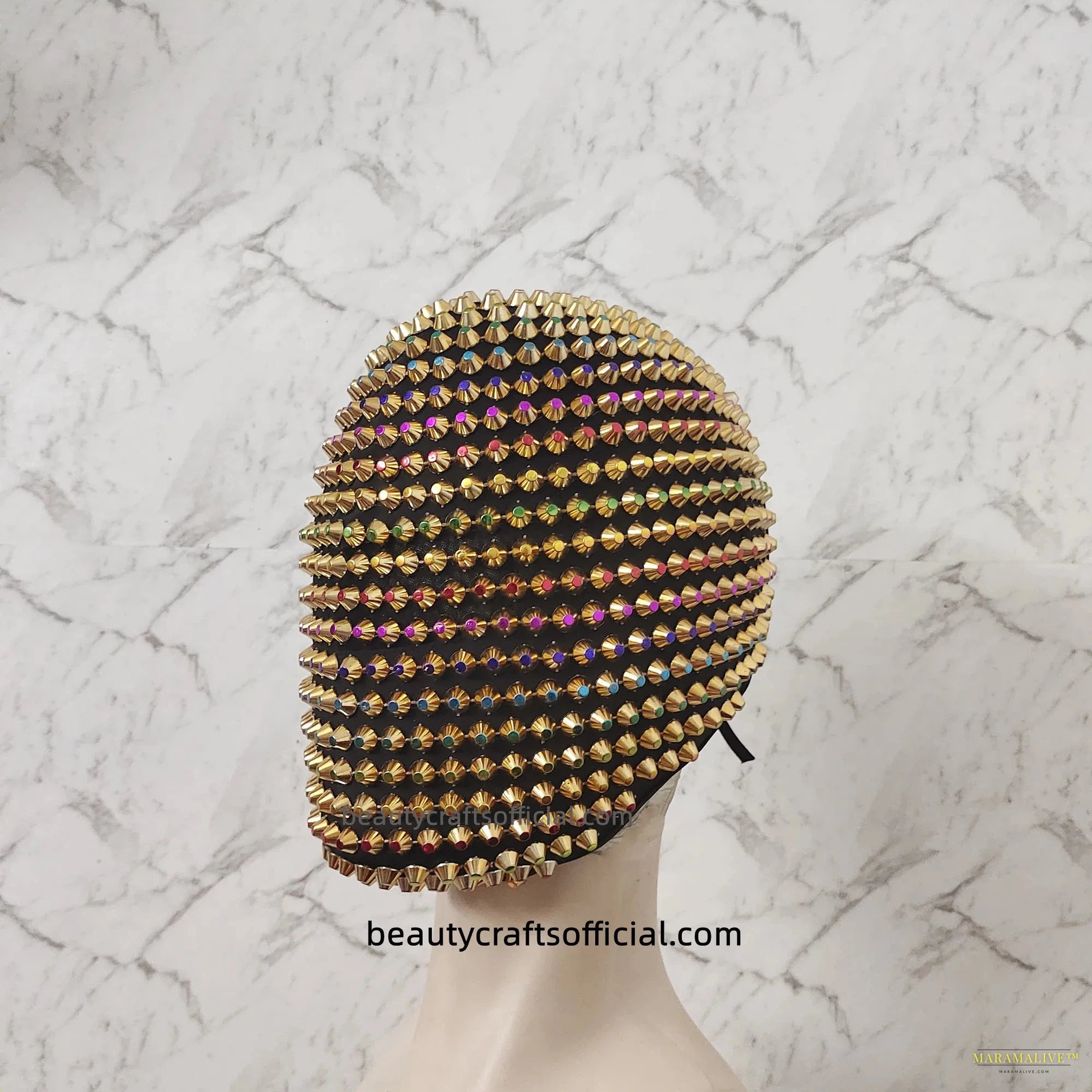 Rainbow Spike Custom Haute Couture Mask For Face Night Club Dance Cosplay Halloween Masks