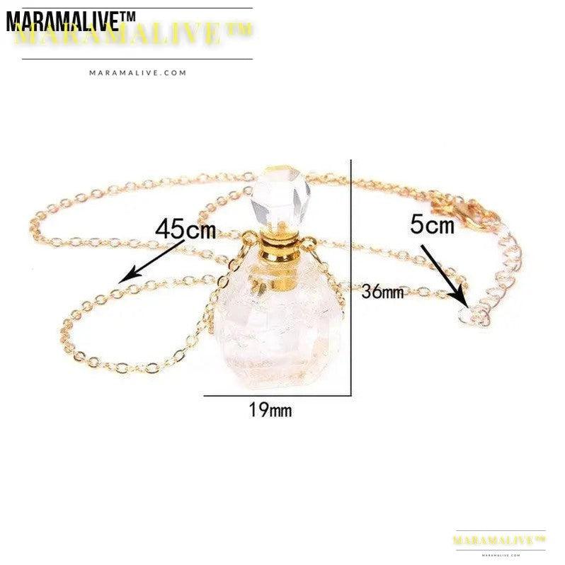 Refillable Crystal Perfume Pendant