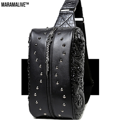 Riveted Leather Gothic Bag