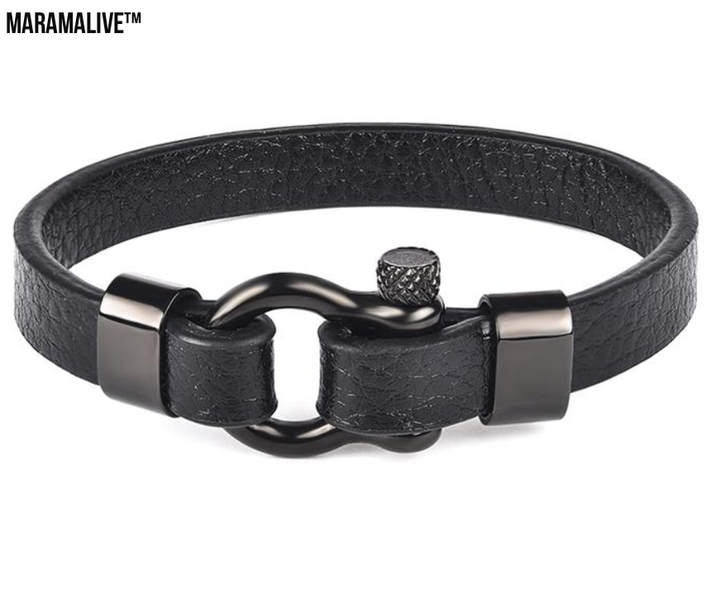 Rock Punk Leather Bracelet