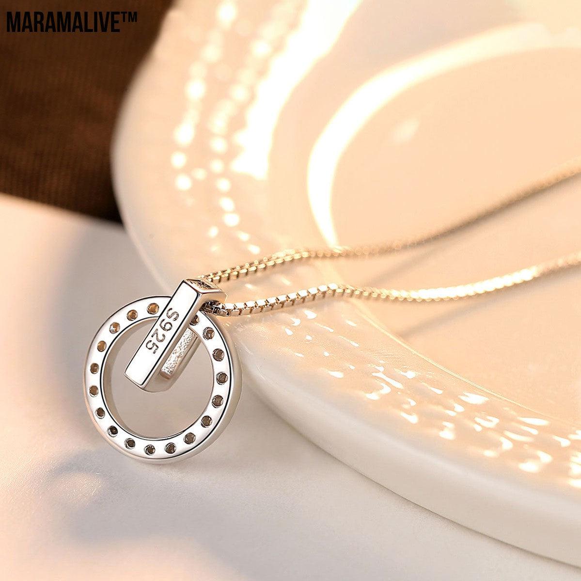 Round Pendant Necklace