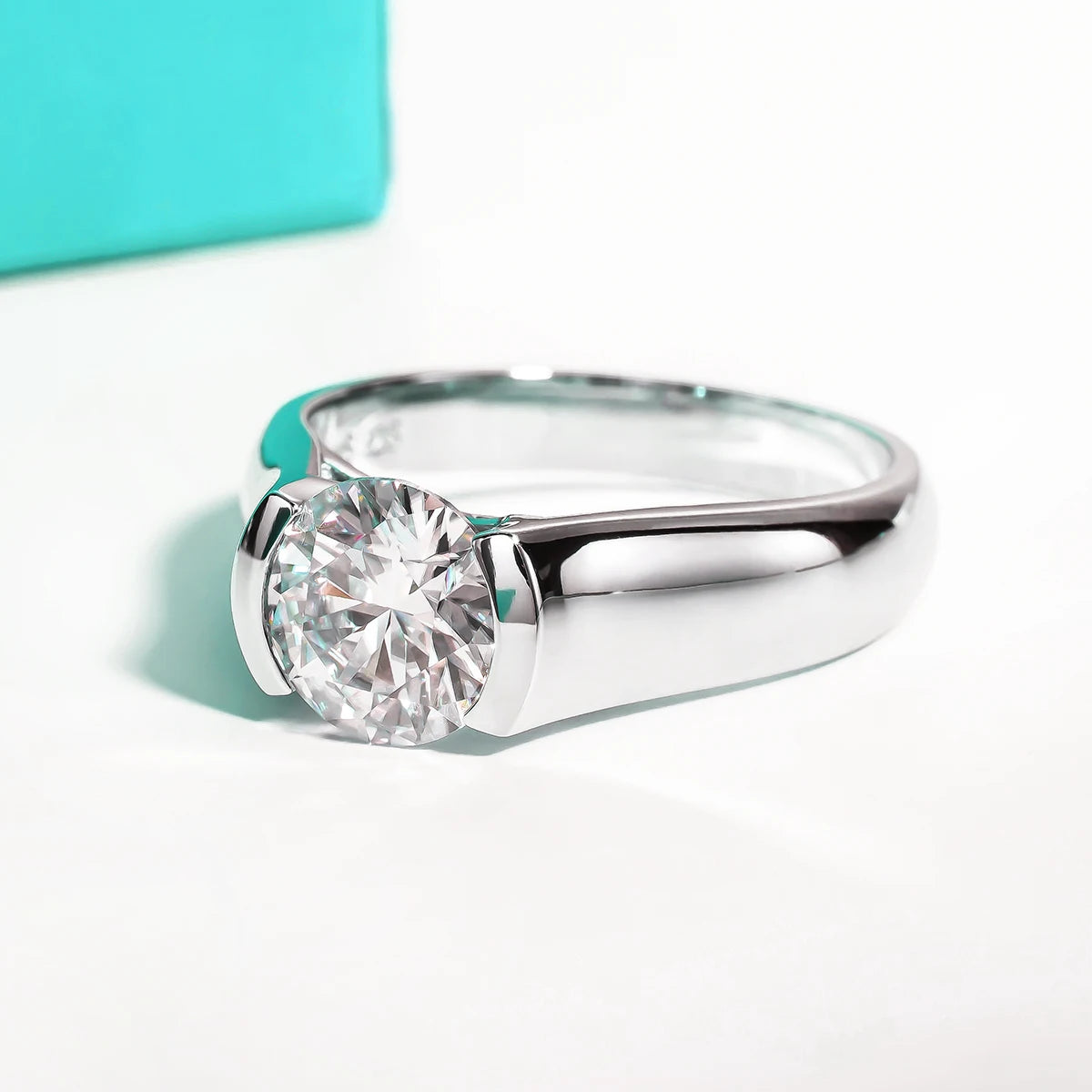 Moissanite Solitaire Rings - Exquisite Engagement Ring