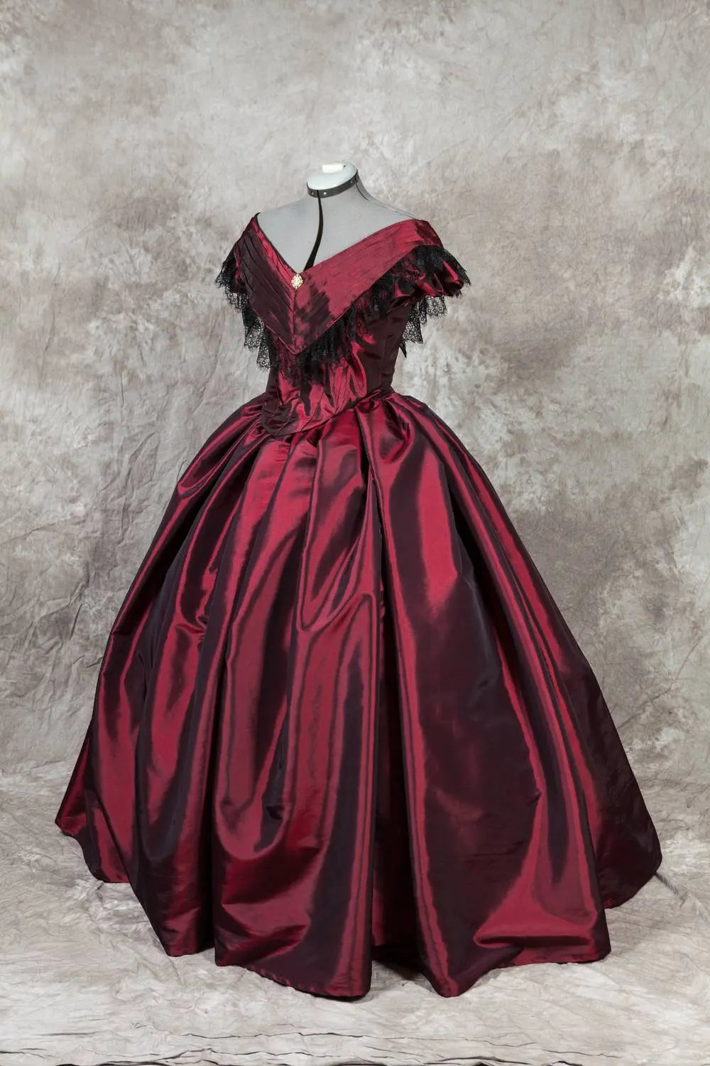 Off Shoulder 1860s Victorian Crinoline Sissi Civil War Costume Southern Belle Ball Gown Wedding Dress Robe Second Empire Dress
