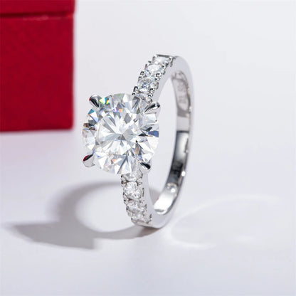 Moissanite Engagement Ring - Dazzling Alternative to Diamond Rings