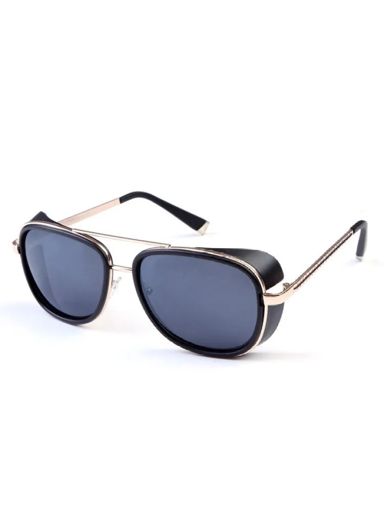 Steampunk sunglasses, unisex retro design.