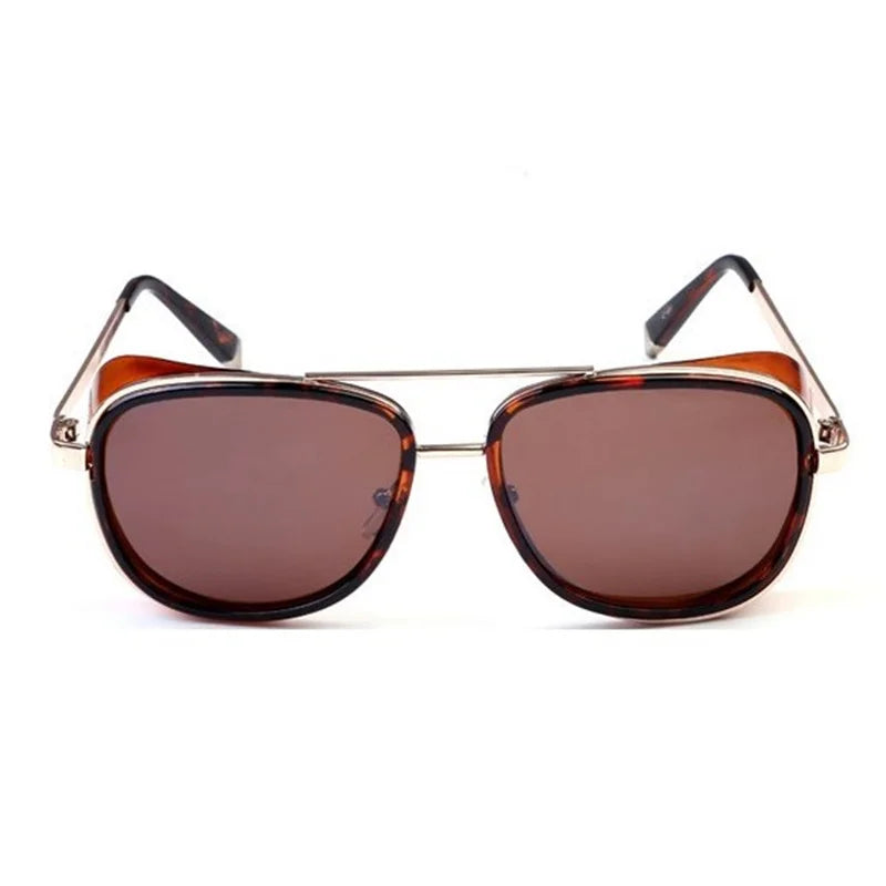 Steampunk sunglasses, unisex retro design.