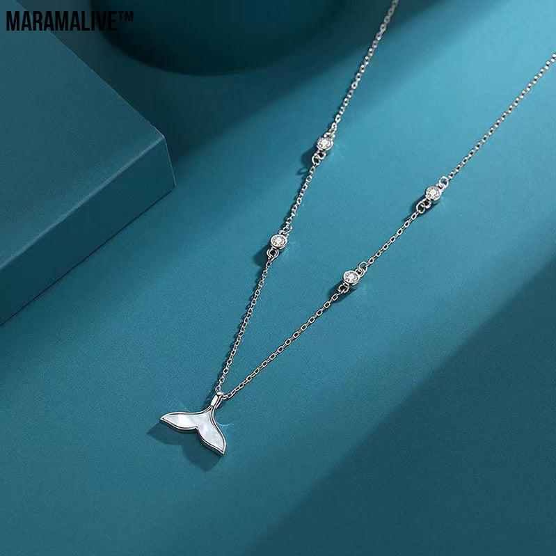 S925 Sterling Silver Mermaid Necklace