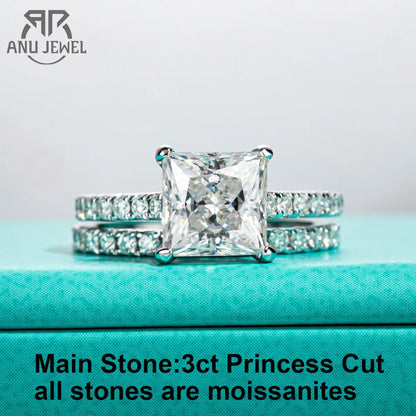 Princess Cut Moissanite: Luxe Engagement Ring, Fair Price