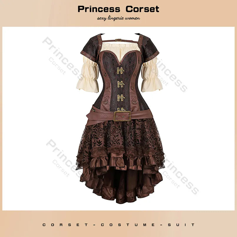 Plus Size Steampunk Pirate Outfits for Curvy Women