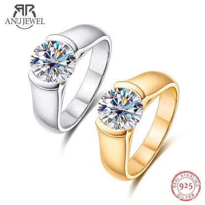 Moissanite Solitaire Rings - Exquisite Engagement Ring