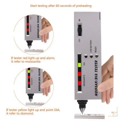 Professional Jewelry Diamond Tester Diamond Selector LED for Moissanite Tester High Accuracy Detector Pen Jewelry Tools