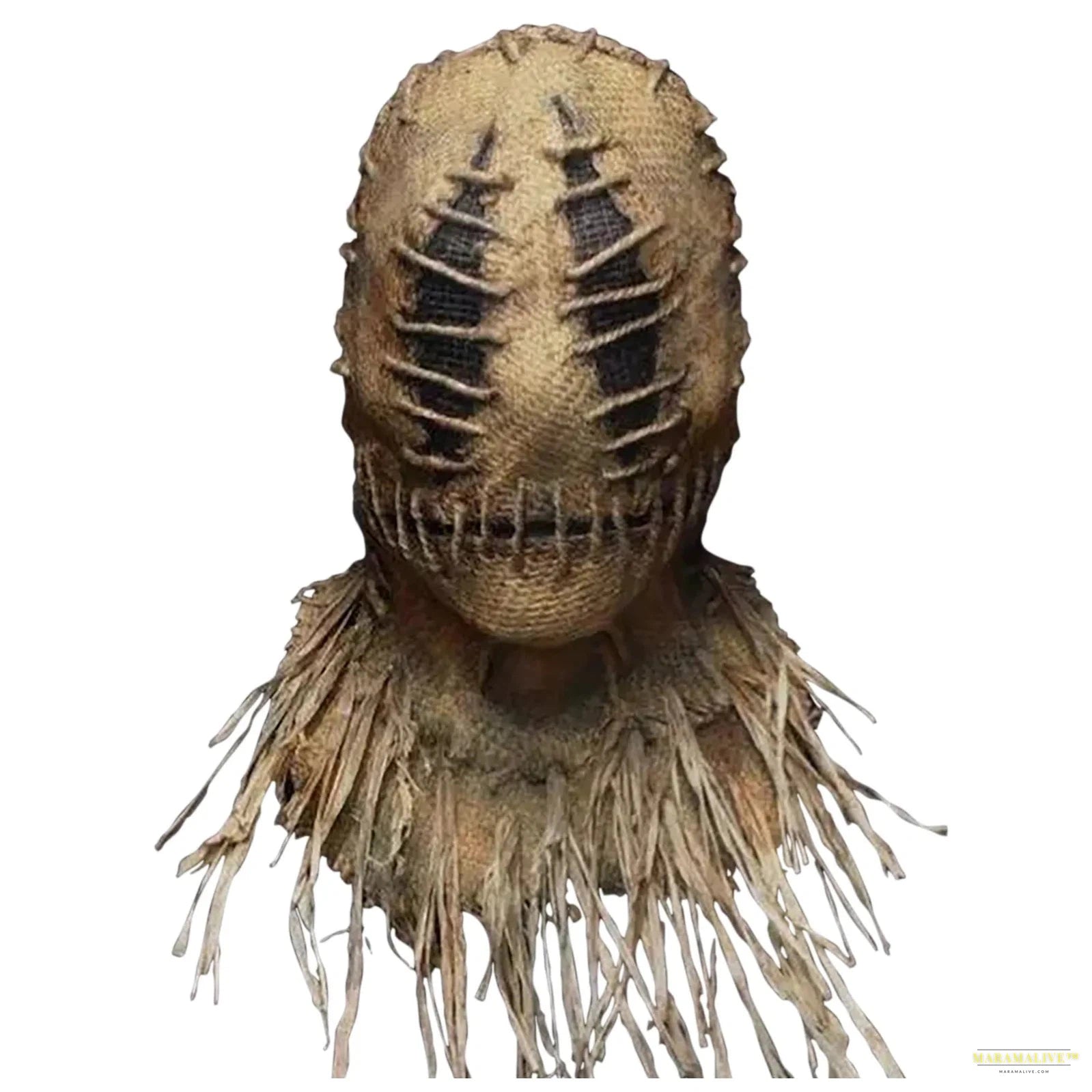 Scarecrow Mask Horror Halloween Mask Creative Gift Cosplay Mask Movable Jaw Full Head Skull Mask Horror Helmet