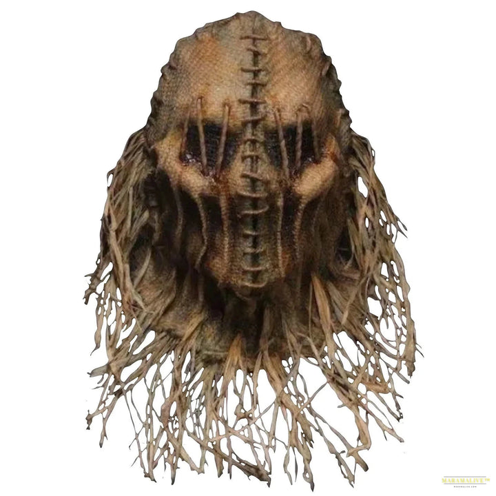 Scarecrow Mask Horror Halloween Mask Creative Gift Cosplay Mask Movable Jaw Full Head Skull Mask Horror Helmet