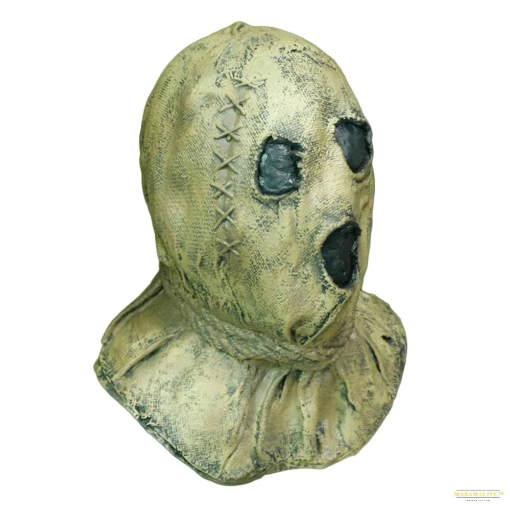 Scary Realistic Scarecrow Masks Halloween Latex Halloween Scary Skull Costume Halloween Party