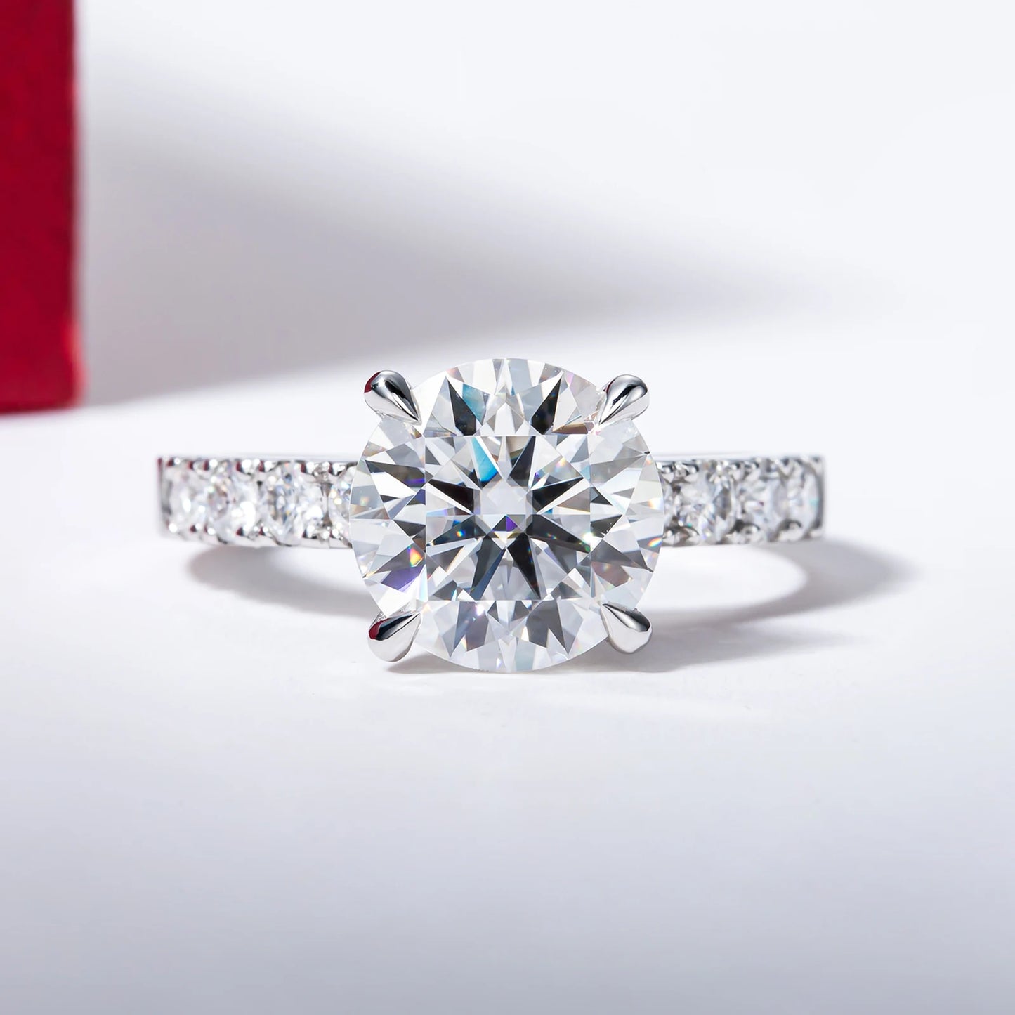 Moissanite Engagement Ring - Dazzling Alternative to Diamond Rings