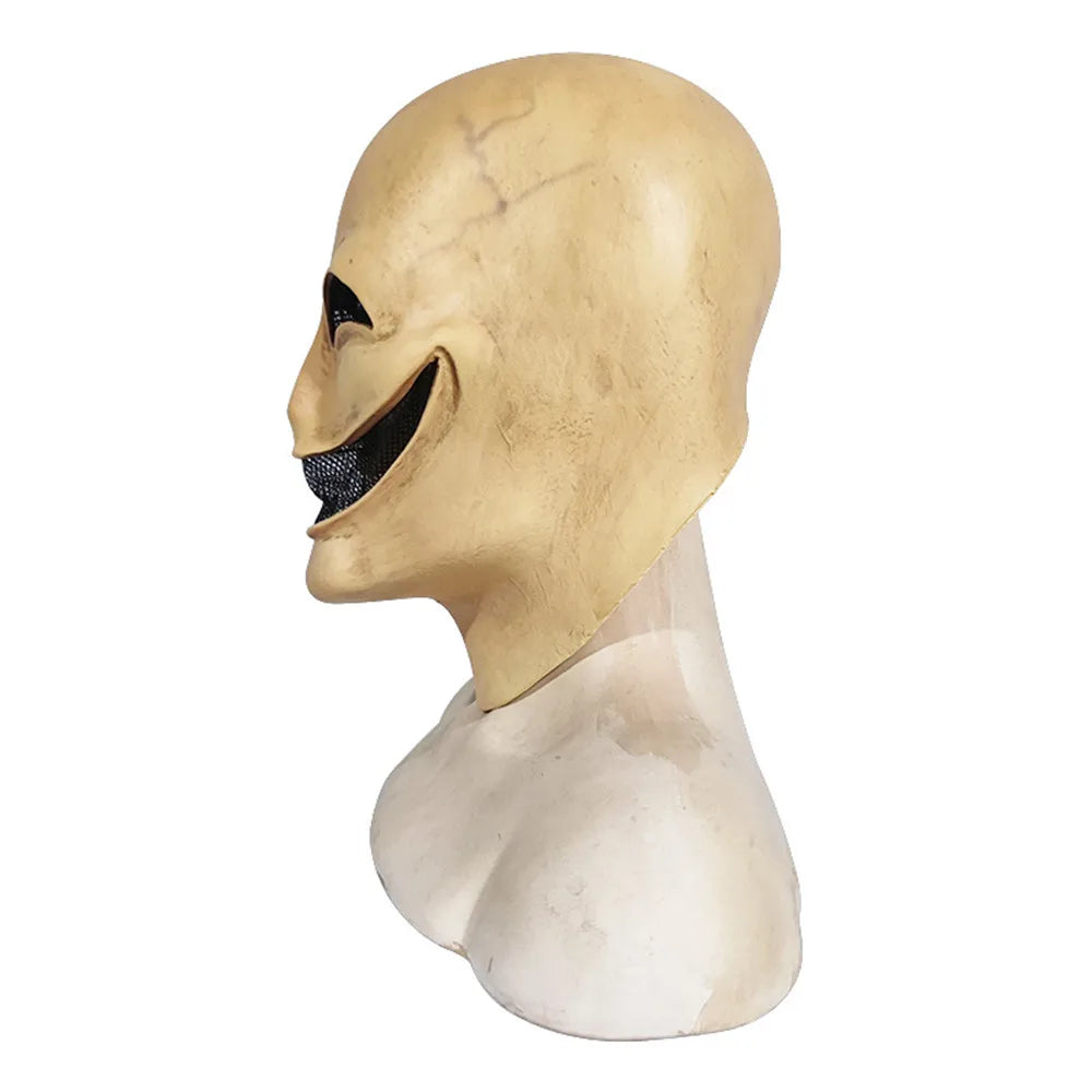 Happy Pasta Latex Mask, Slender Man Happy Costume Mask. Happy Slender Man Mask Halloween Cosplay. Creepypastas Line