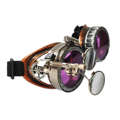 Upgraded Steampunk Goggles Welding Goth Cosplay Vintage Goggles Rustics RaveParty Fancy DressCostume for Women Men Gift